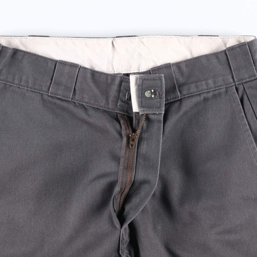 Dickies Work Shorts, Half Pants, Men's, W31 equivalent polyester Charcoal Vintage Second Hand
