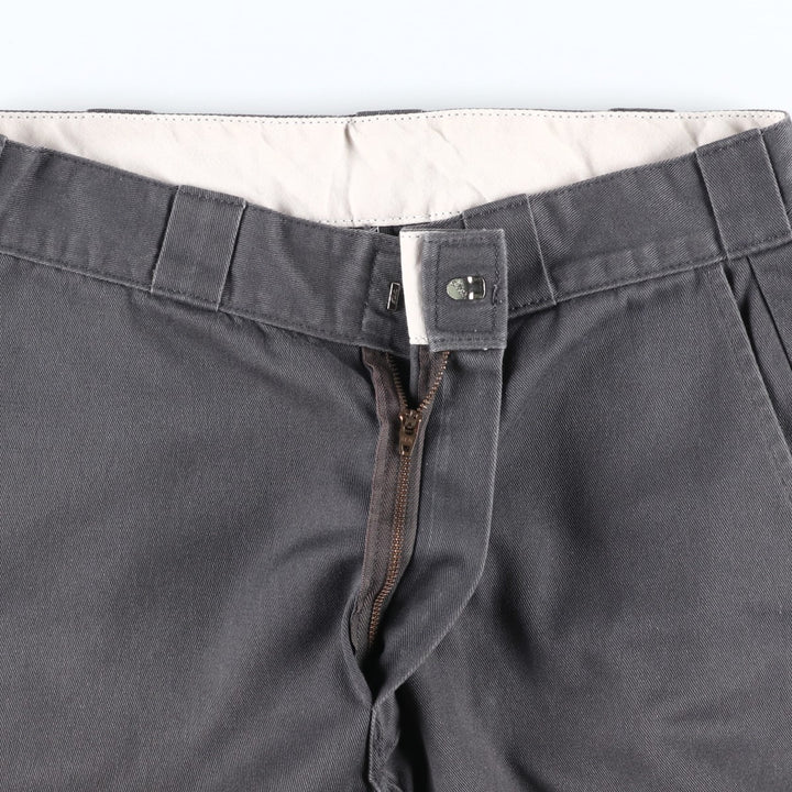 Dickies Work Shorts, Half Pants, Men's, W31 equivalent polyester Charcoal Vintage Second Hand