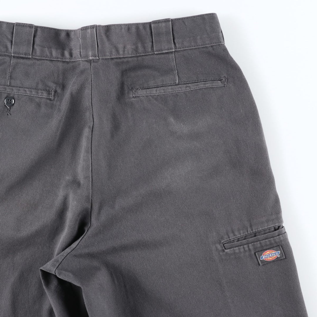 Dickies Work Shorts, Half Pants, Men's, W31 equivalent polyester Charcoal Vintage Second Hand