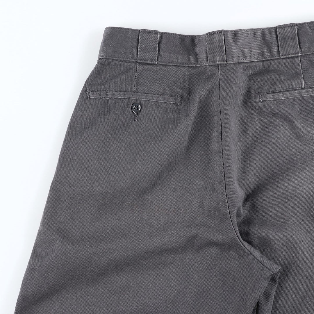 Dickies Work Shorts, Half Pants, Men's, W31 equivalent polyester Charcoal Vintage Second Hand