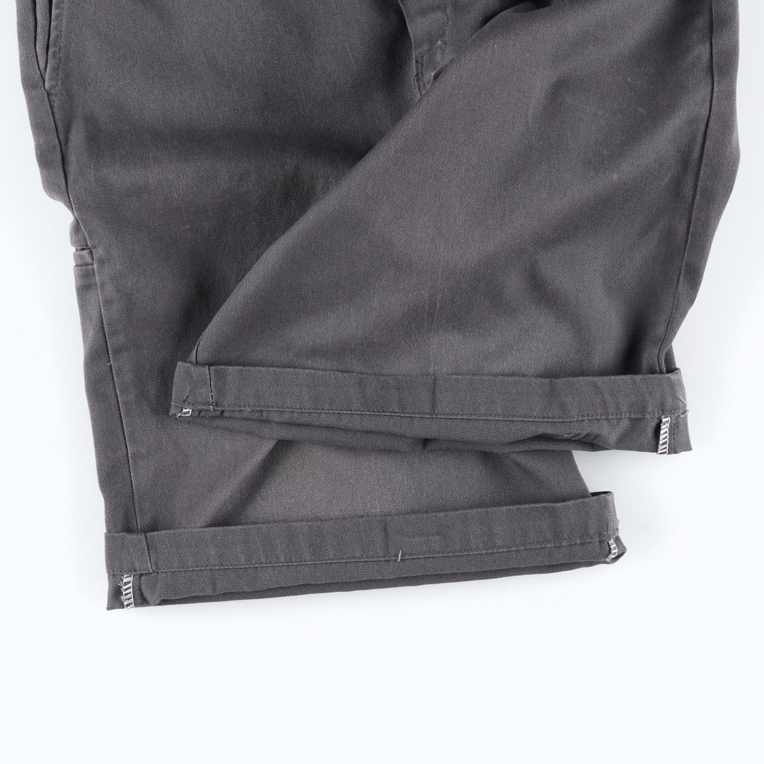 Dickies Work Shorts, Half Pants, Men's, W31 equivalent polyester Charcoal Vintage Second Hand