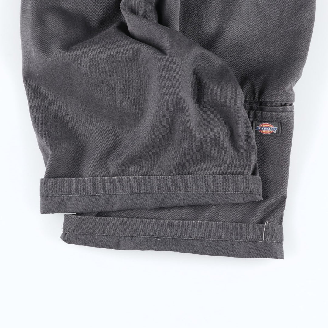 Dickies Work Shorts, Half Pants, Men's, W31 equivalent polyester Charcoal Vintage Second Hand