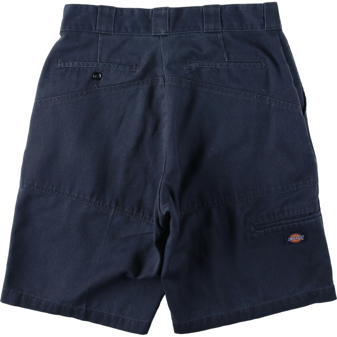 Dickies Work Shorts, Half Pants, Men's, W32 equivalent polyester navy blue type Vintage Second Hand