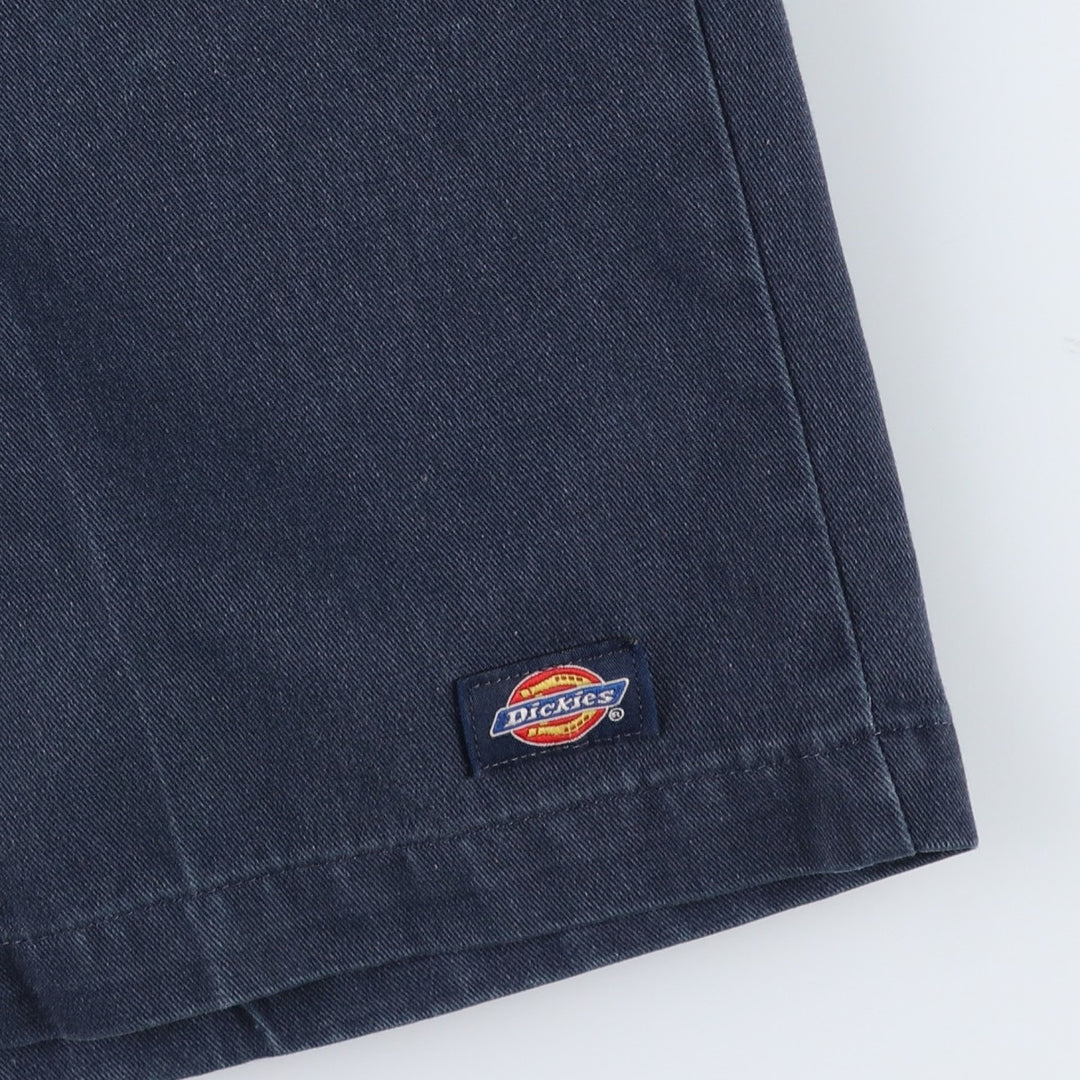 Dickies Work Shorts, Half Pants, Men's, W32 equivalent polyester navy blue type Vintage Second Hand
