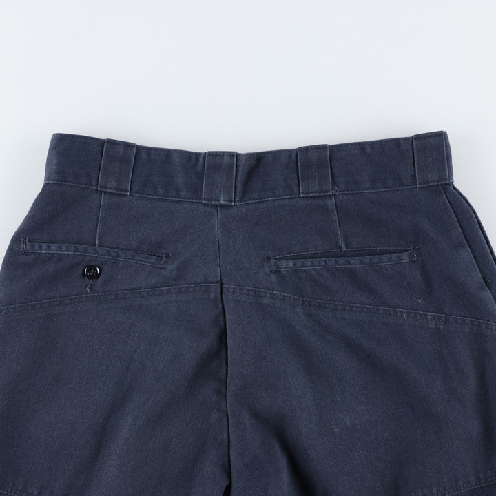 Dickies Work Shorts, Half Pants, Men's, W32 equivalent polyester navy blue type Vintage Second Hand