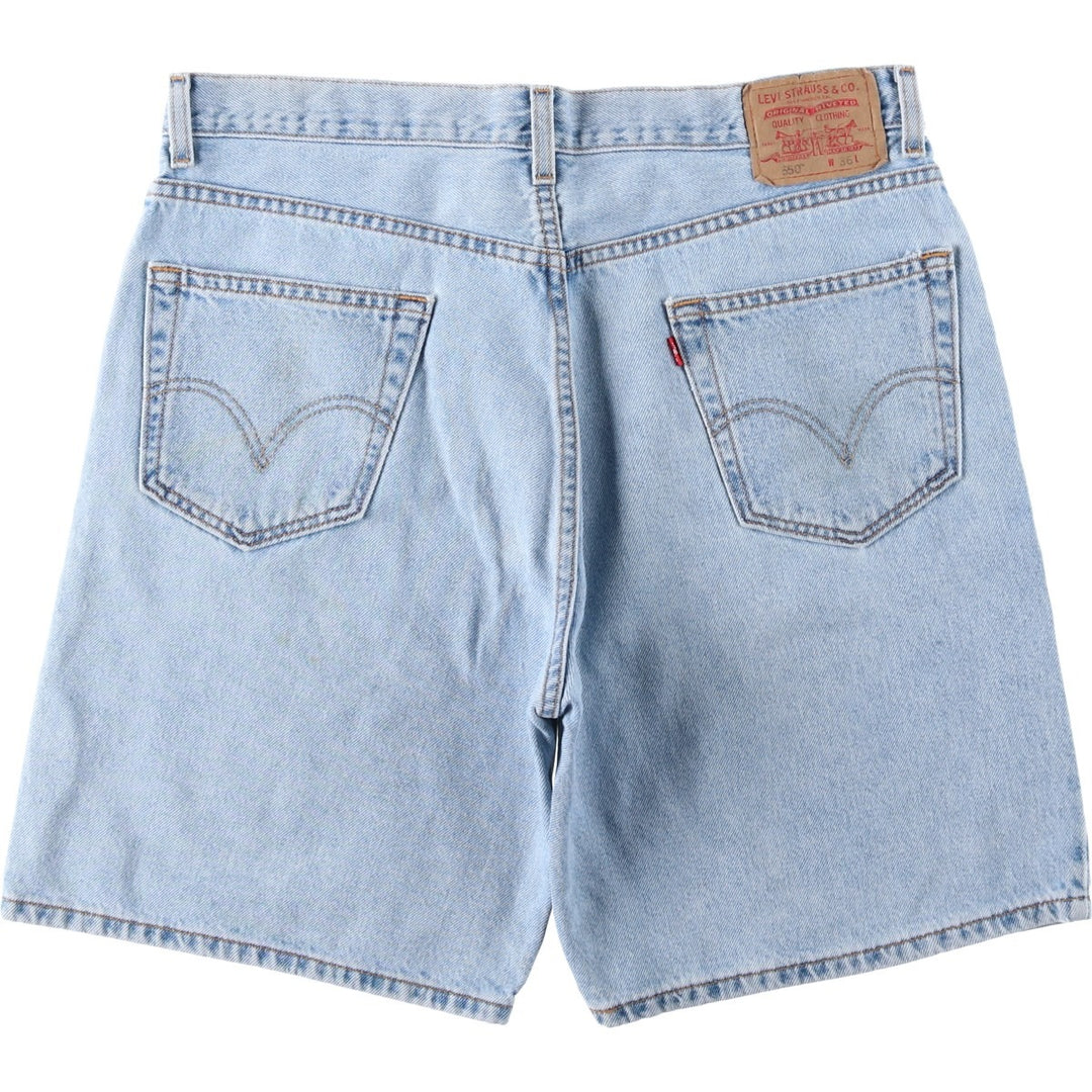 Levi's 550 Relaxed Fit Denim Shorts, Men's Size W37 cotton Blue type light blue Vintage Second Hand