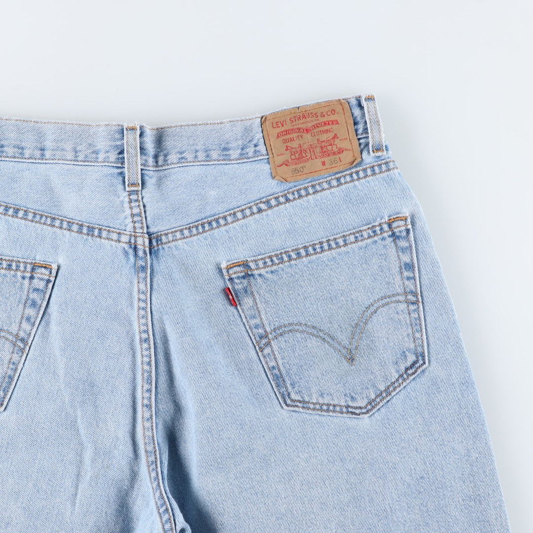 Levi's 550 Relaxed Fit Denim Shorts, Men's Size W37 cotton Blue type light blue Vintage Second Hand