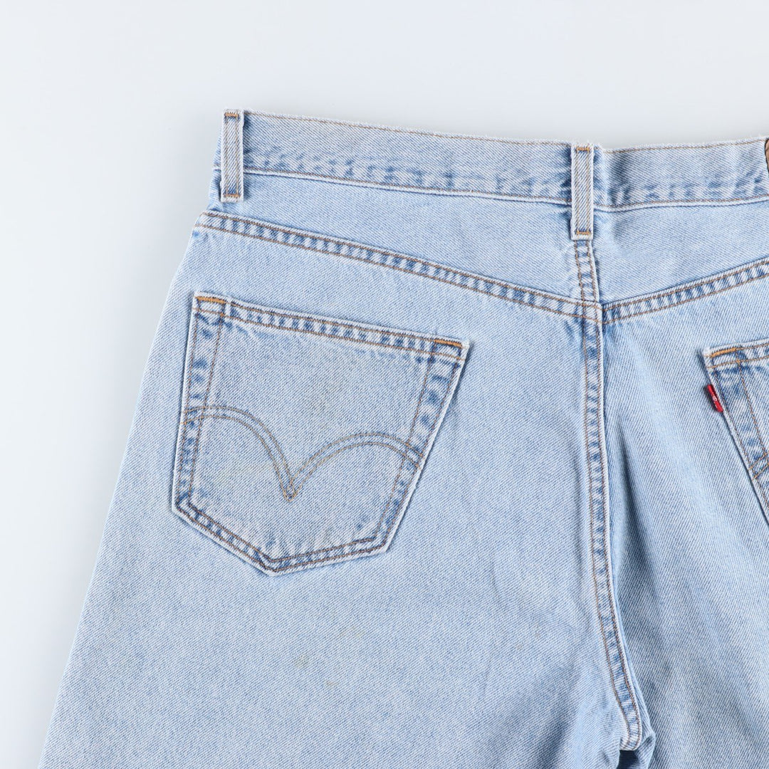 Levi's 550 Relaxed Fit Denim Shorts, Men's Size W37 cotton Blue type light blue Vintage Second Hand