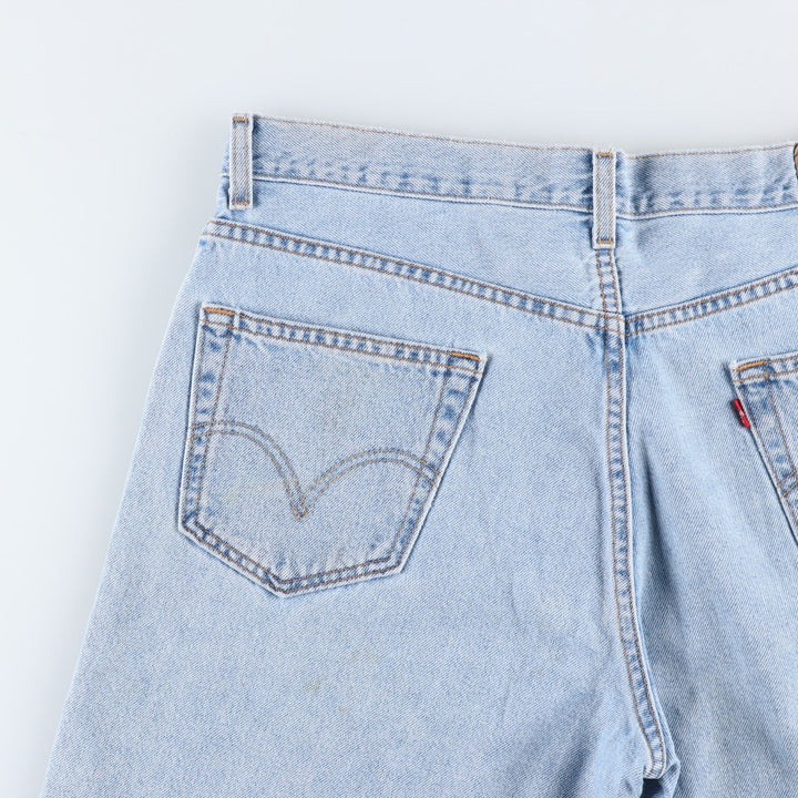 Levi's 550 Relaxed Fit Denim Shorts, Men's Size W37 cotton Blue type light blue Vintage Second Hand
