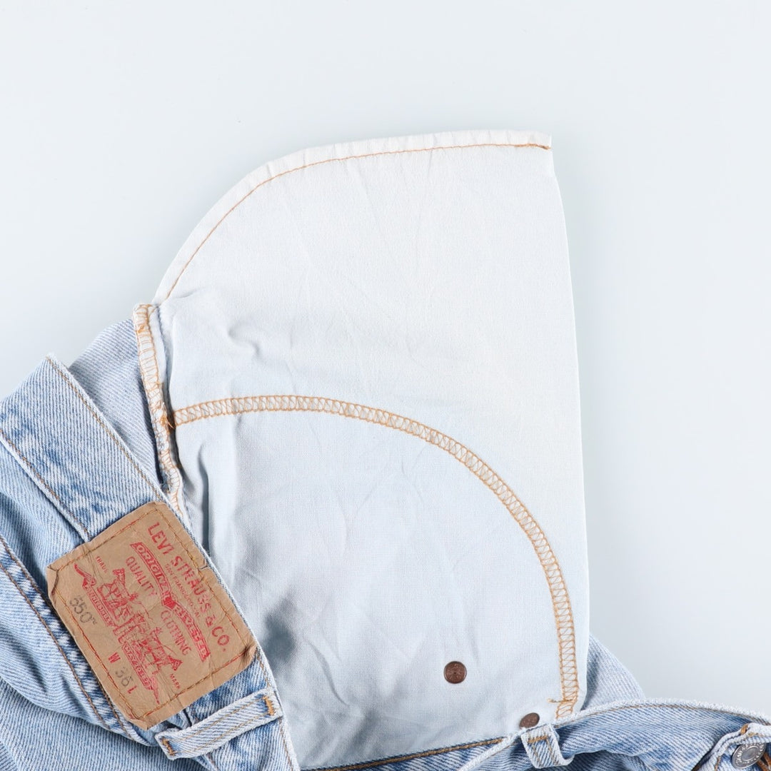 Levi's 550 Relaxed Fit Denim Shorts, Men's Size W37 cotton Blue type light blue Vintage Second Hand