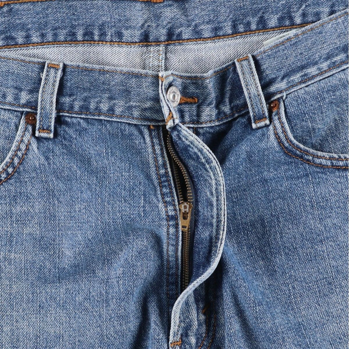 Big Size Levi's 550 Relaxed Fit Denim Shorts (Men's W40 equivalent) cotton blue type Vintage Second Hand