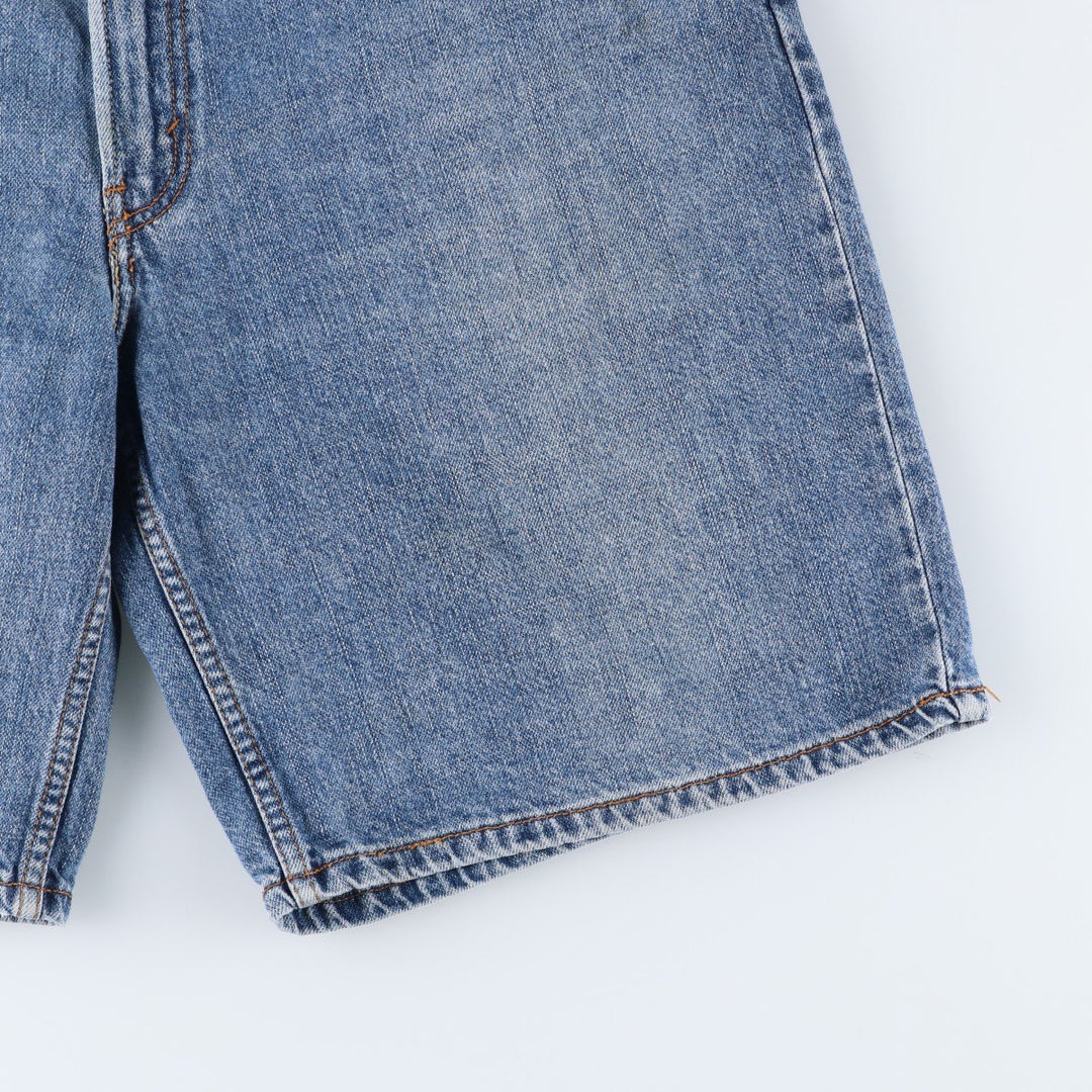 Big Size Levi's 550 Relaxed Fit Denim Shorts (Men's W40 equivalent) cotton blue type Vintage Second Hand