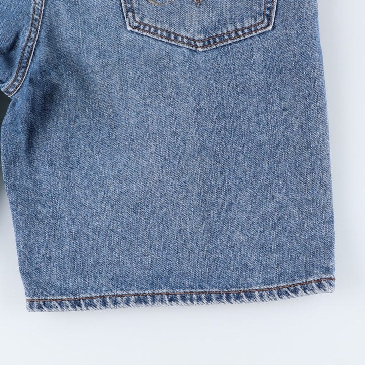 Big Size Levi's 550 Relaxed Fit Denim Shorts (Men's W40 equivalent) cotton blue type Vintage Second Hand