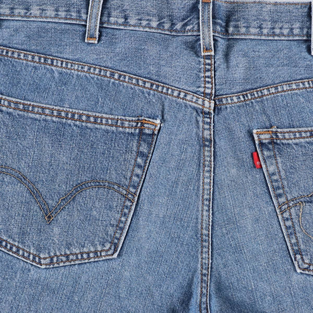 Big Size Levi's 550 Relaxed Fit Denim Shorts (Men's W40 equivalent) cotton blue type Vintage Second Hand