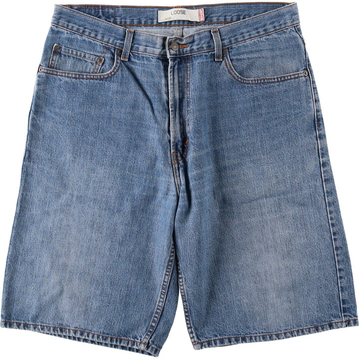 Levi's 569 Loose Denim Shorts, Men's W37 (approx.) unclear blue type Vintage Second Hand