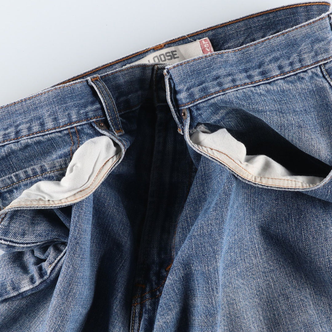 Levi's 569 Loose Denim Shorts, Men's W37 (approx.) unclear blue type Vintage Second Hand