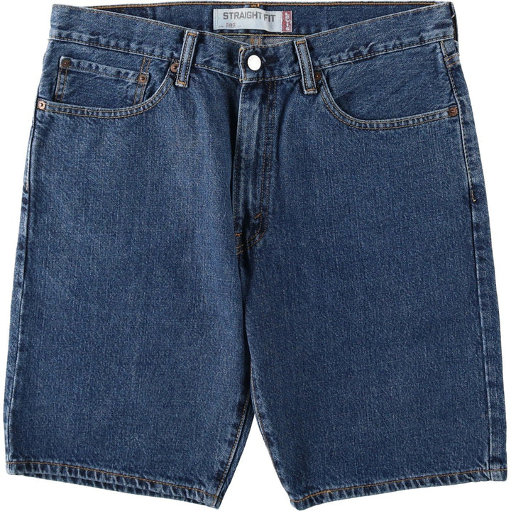 Levi's 505 denim shorts, men's size W35 cotton blue type Vintage Second Hand