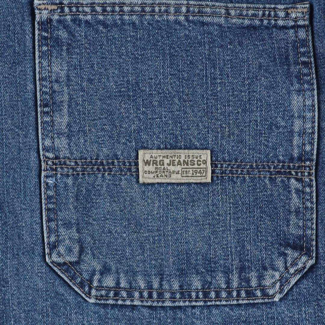 Wrangler denim shorts, men's size W37 (approx.) cotton blue type Vintage Second Hand