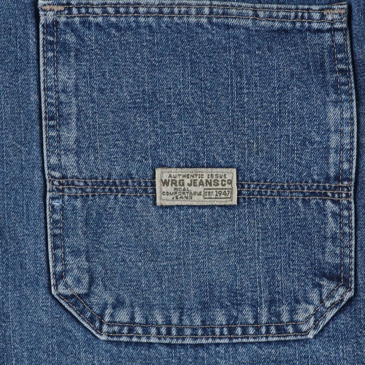 Wrangler denim shorts, men's size W37 (approx.) cotton blue type Vintage Second Hand