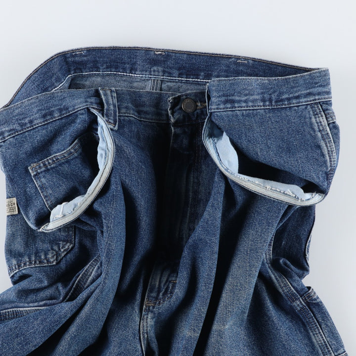 Wrangler denim shorts, men's size W37 (approx.) cotton blue type Vintage Second Hand