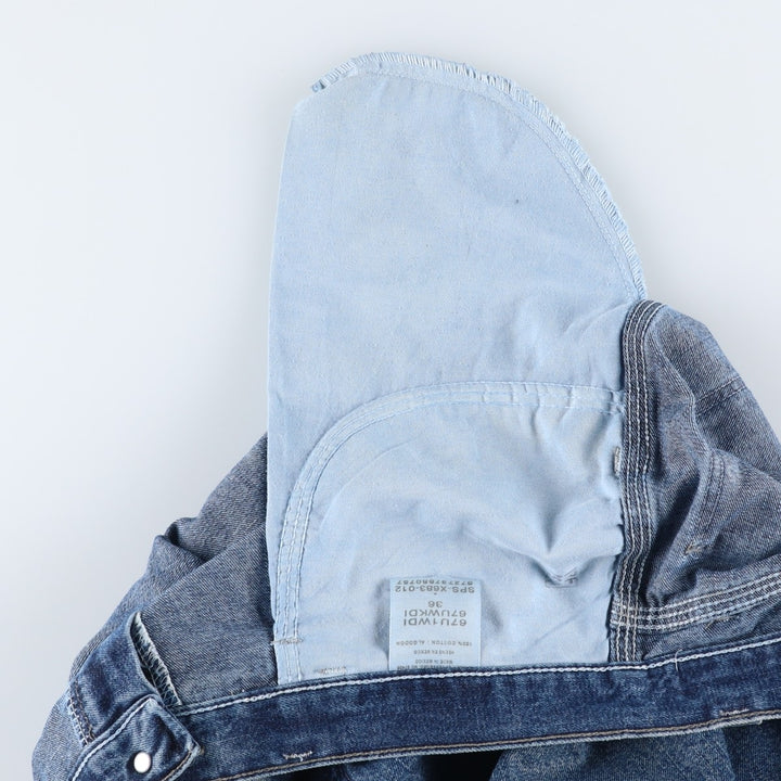 Wrangler denim shorts, men's size W37 (approx.) cotton blue type Vintage Second Hand