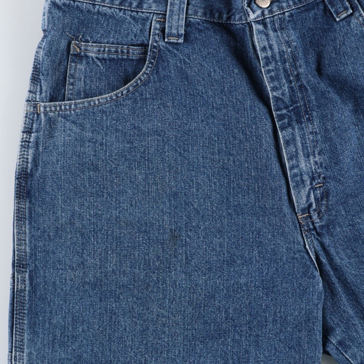 Wrangler denim painter shorts, men's size W37 (approx.) cotton blue type Vintage Second Hand