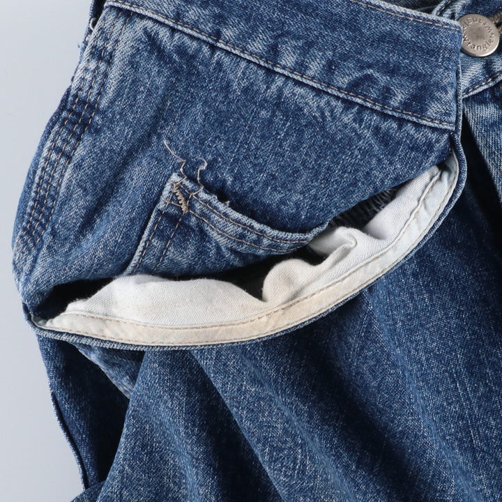 Wrangler denim painter shorts, men's size W37 (approx.) cotton blue type Vintage Second Hand