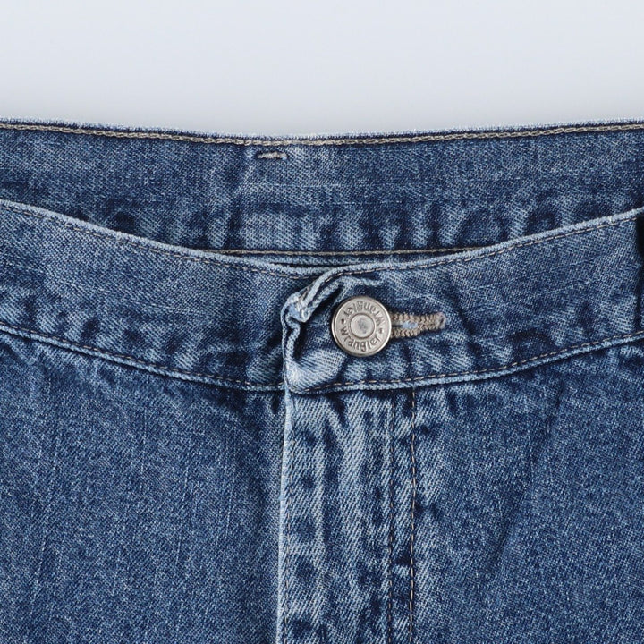 Wrangler denim painter shorts, men's size W37 (approx.) cotton blue type Vintage Second Hand