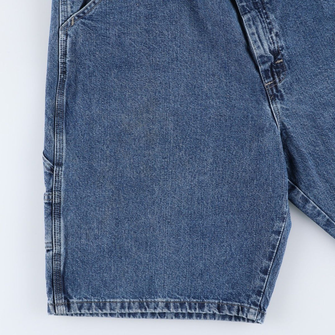 Wrangler denim painter shorts, men's size W37 (approx.) cotton blue type Vintage Second Hand