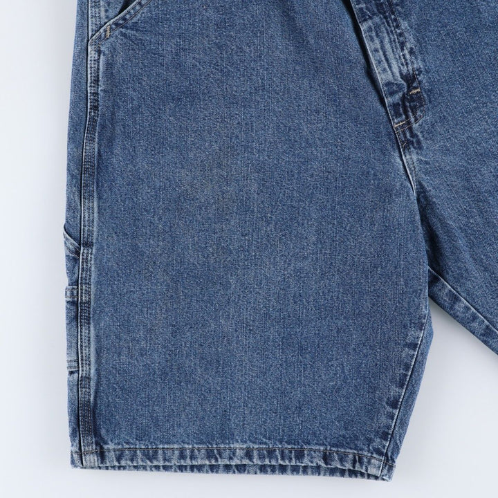 Wrangler denim painter shorts, men's size W37 (approx.) cotton blue type Vintage Second Hand