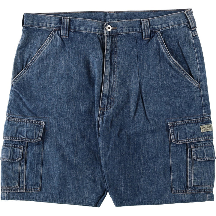 Wrangler cargo shorts, men's size W38 (approx.) cotton blue type Vintage Second Hand