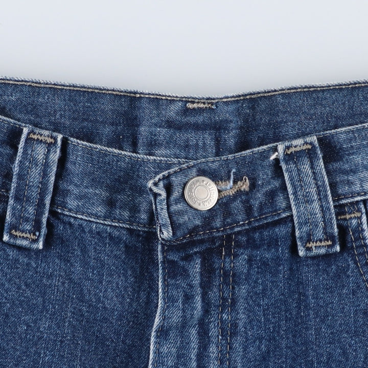 Wrangler denim shorts, men's size W34 (approx.) cotton blue type Vintage Second Hand