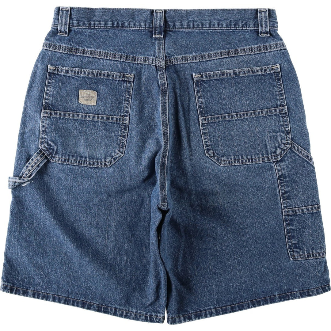 Lee denim painter shorts, men's size W34 (approx.) unclear blue type Vintage Second Hand