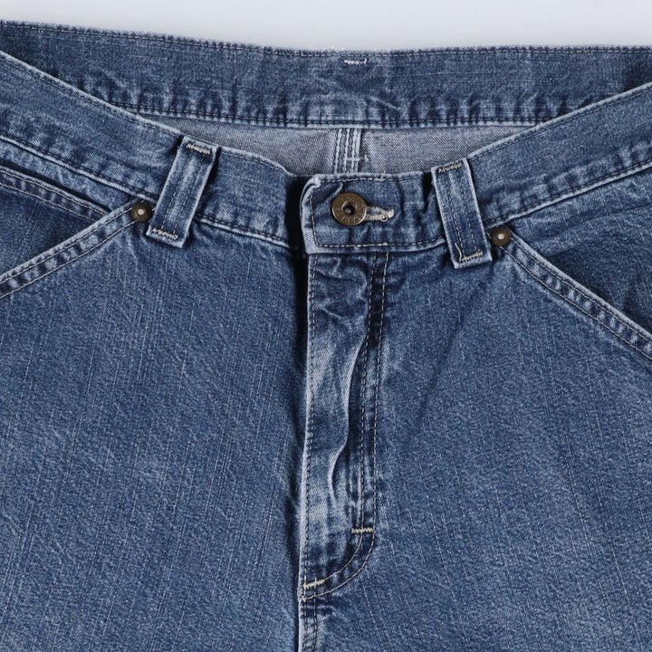 Lee denim painter shorts, men's size W34 (approx.) unclear blue type Vintage Second Hand