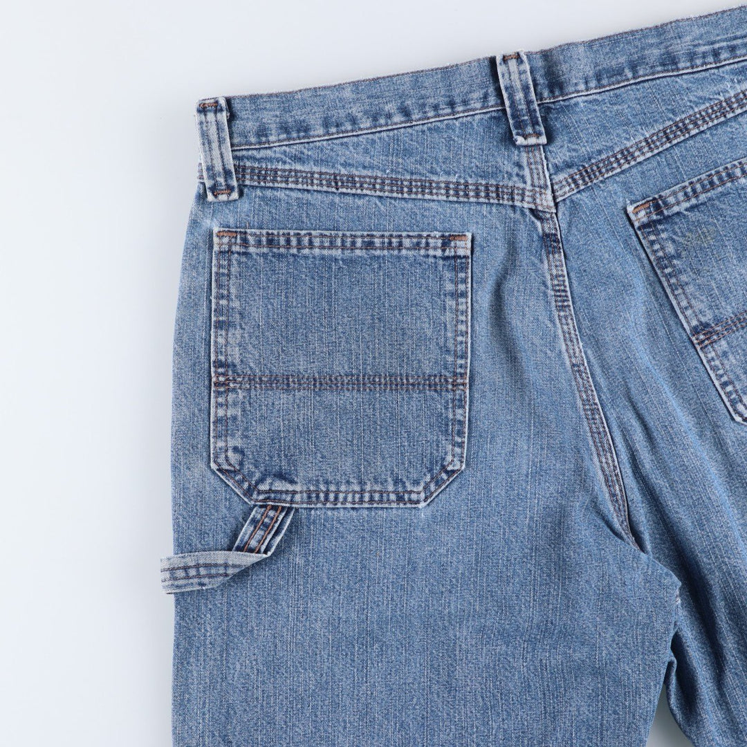 Wrangler CARPENTER Denim Painter Shorts, Shorts, Men's, W34 equivalent cotton blue type Vintage Second Hand