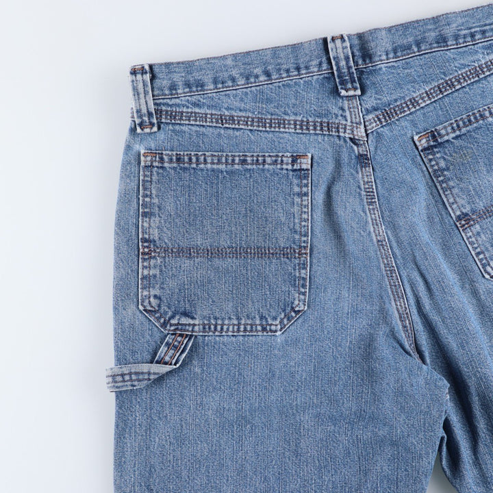 Wrangler CARPENTER Denim Painter Shorts, Shorts, Men's, W34 equivalent cotton blue type Vintage Second Hand