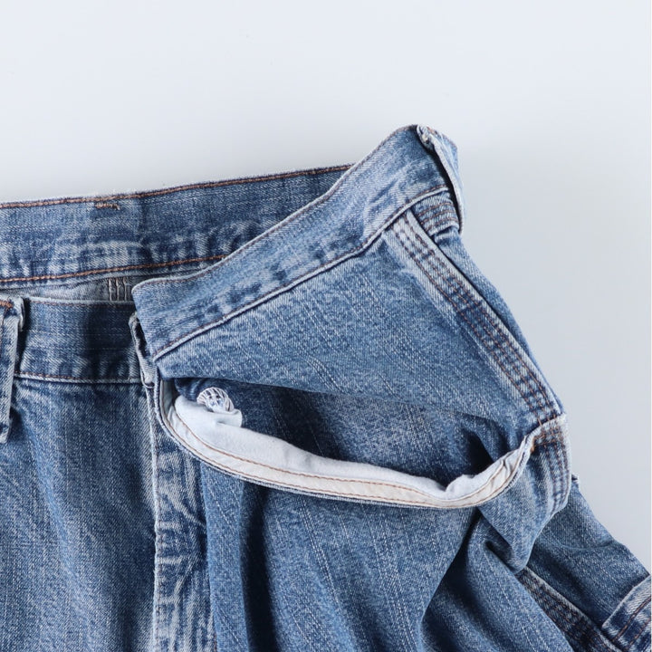 Wrangler CARPENTER Denim Painter Shorts, Shorts, Men's, W34 equivalent cotton blue type Vintage Second Hand