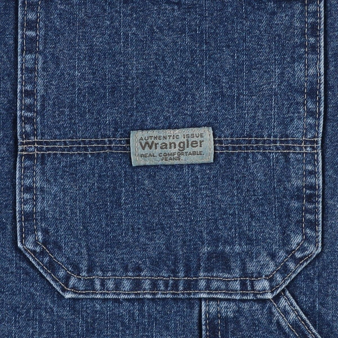 Wrangler CARPENTER Denim Painter Shorts, Shorts, Men's, W35 equivalent cotton blue type Vintage Second Hand