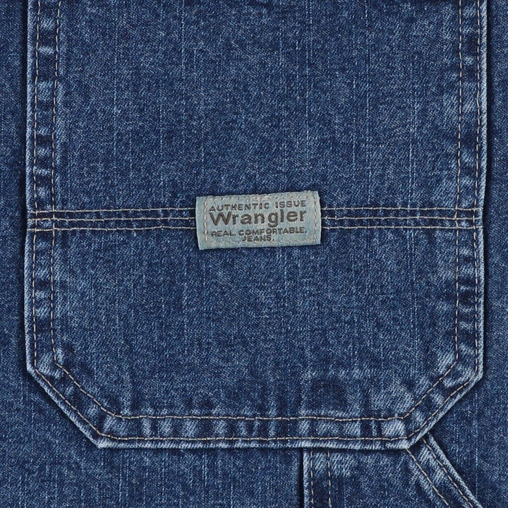 Wrangler CARPENTER Denim Painter Shorts, Shorts, Men's, W35 equivalent cotton blue type Vintage Second Hand
