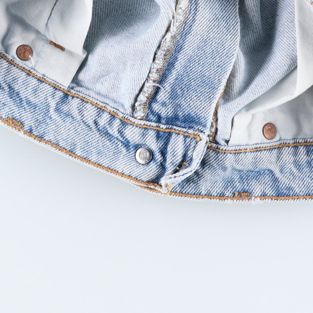 90'S Levi's 550 Relaxed Fit Orange Tab Denim Shorts, Men's Size W33 (approx.), Vintage cotton Blue type light blue Vintage Second Hand