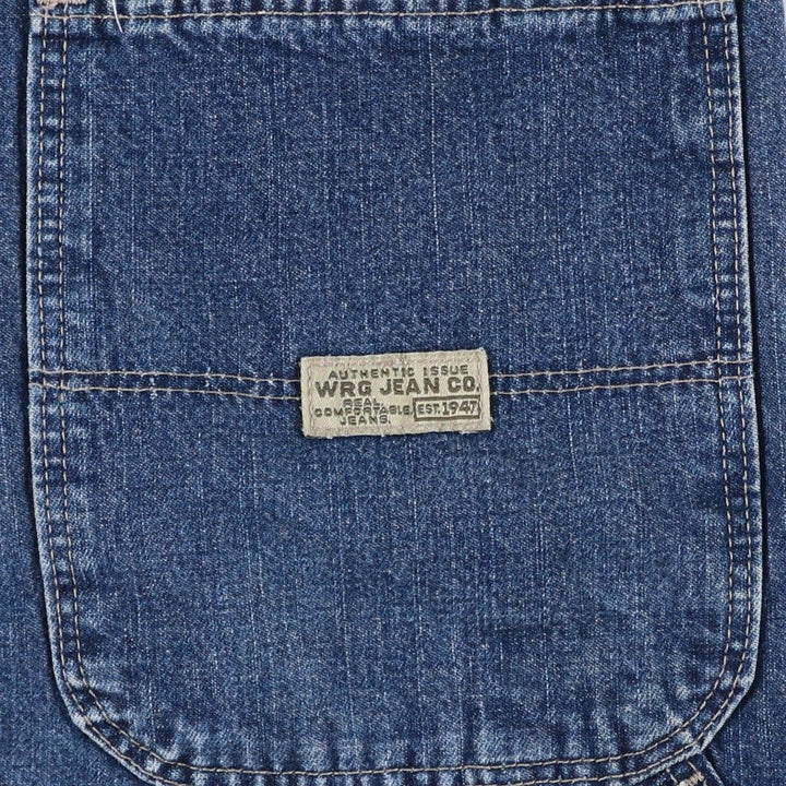 Wrangler denim painter shorts, made in the USA, men's size W35 (approx.). cotton blue type Vintage Second Hand