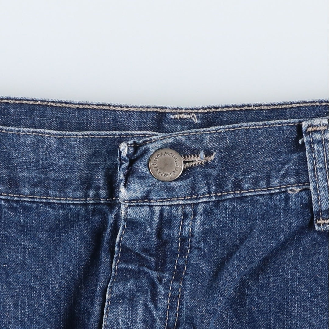 Wrangler denim painter shorts, made in the USA, men's size W35 (approx.). cotton blue type Vintage Second Hand