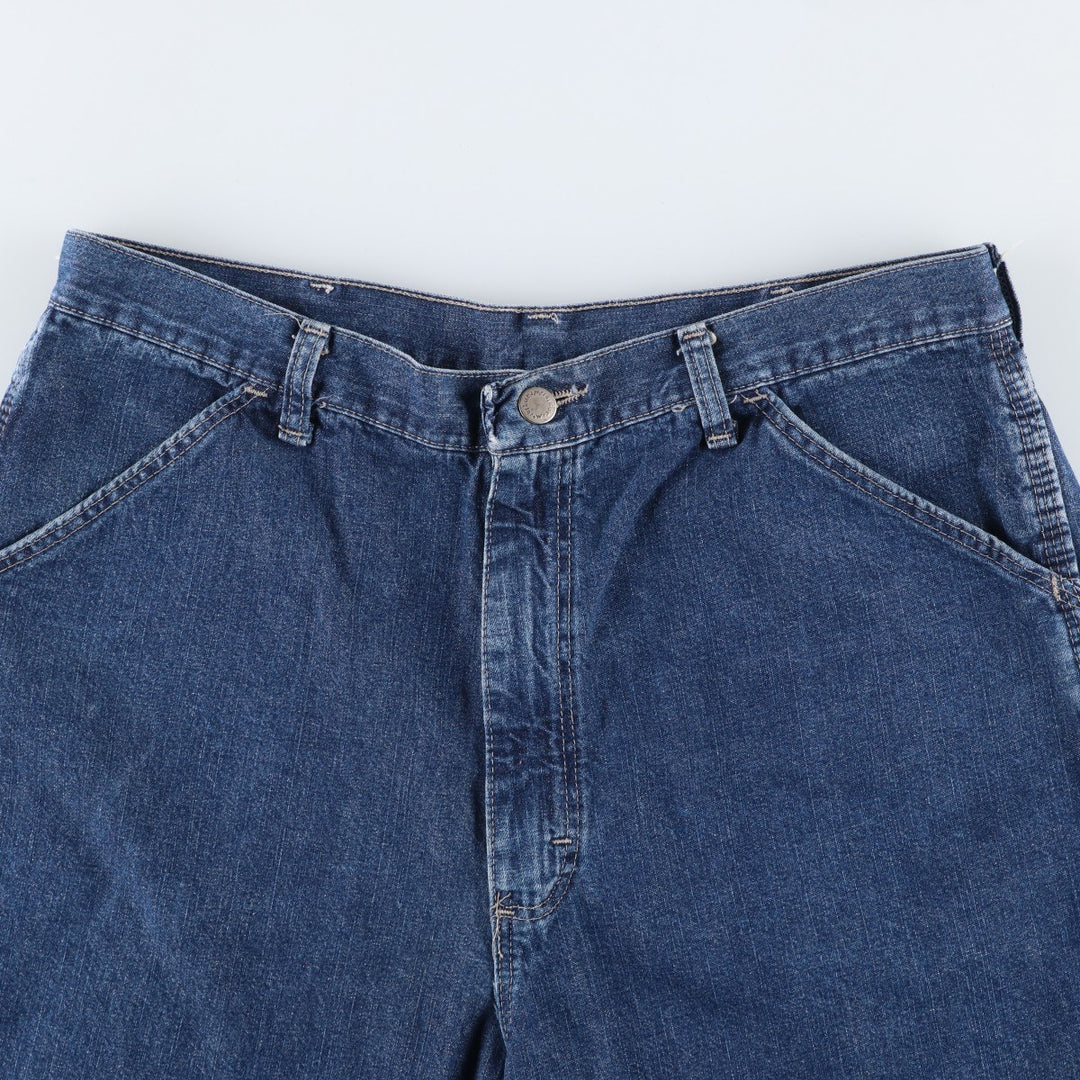 Wrangler denim painter shorts, made in the USA, men's size W35 (approx.). cotton blue type Vintage Second Hand