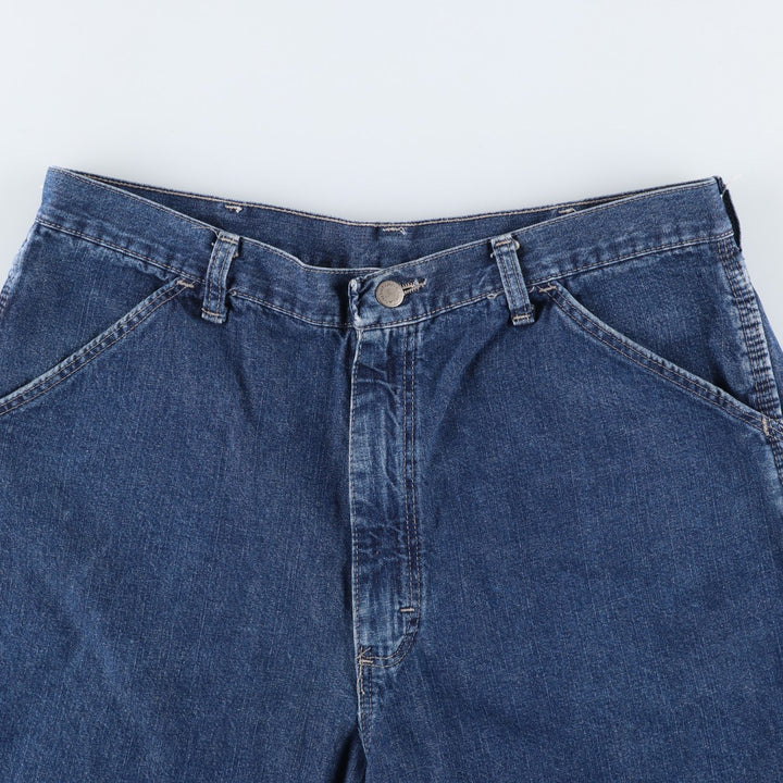 Wrangler denim painter shorts, made in the USA, men's size W35 (approx.). cotton blue type Vintage Second Hand