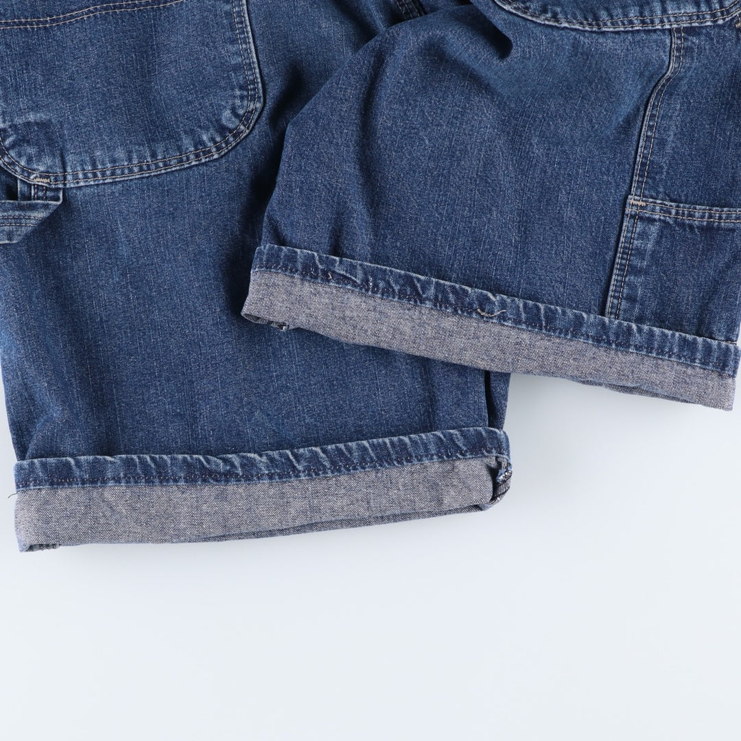 Wrangler denim painter shorts, made in the USA, men's size W35 (approx.). cotton blue type Vintage Second Hand