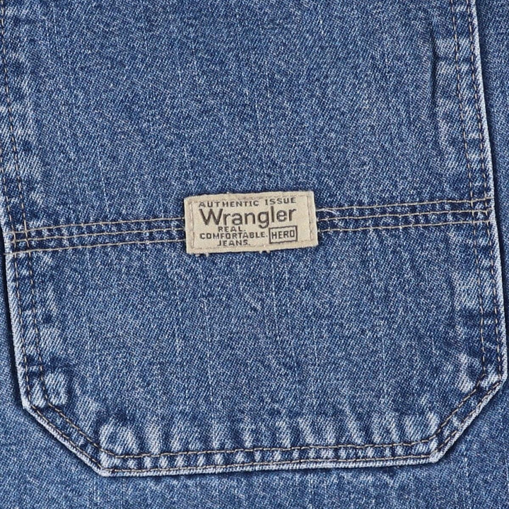 Wrangler Denim Painter Shorts, Men's, W35 equivalent cotton blue type Vintage Second Hand