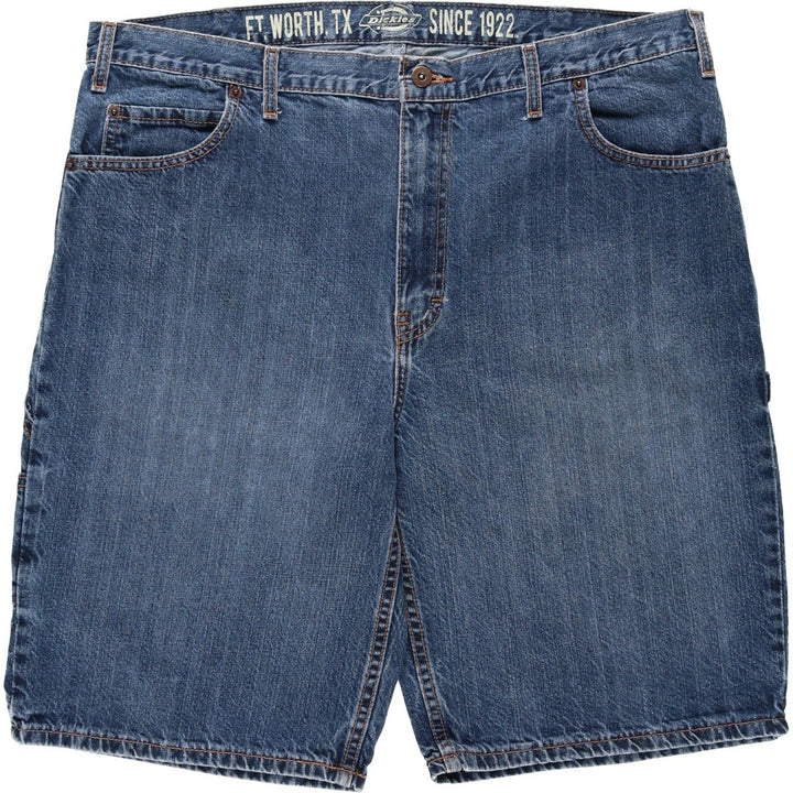 Big Size Dickies Denim Painter Shorts for Men (W40 equivalent) cotton blue type Vintage Second Hand