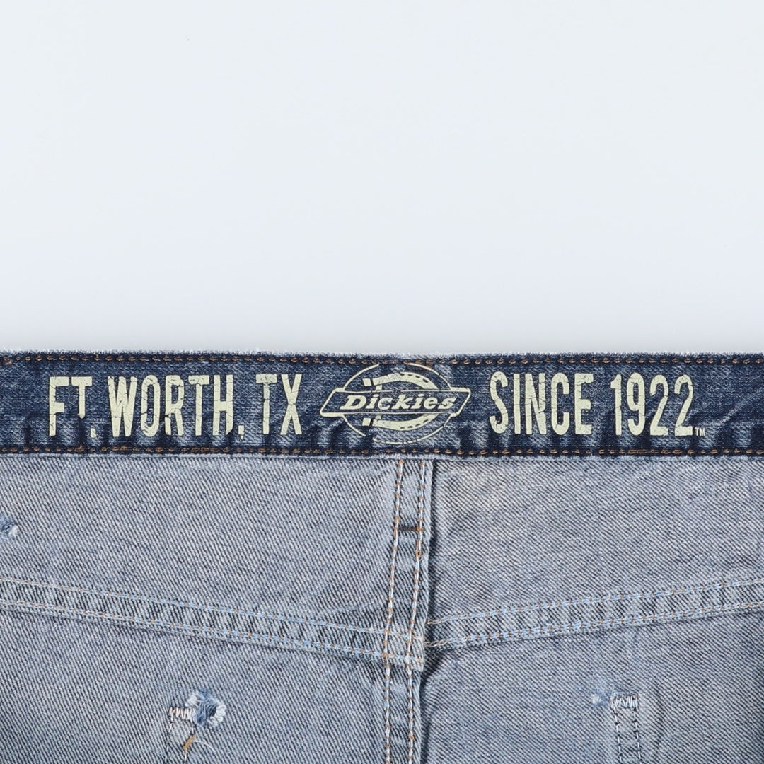 Big Size Dickies Denim Painter Shorts for Men (W40 equivalent) cotton blue type Vintage Second Hand