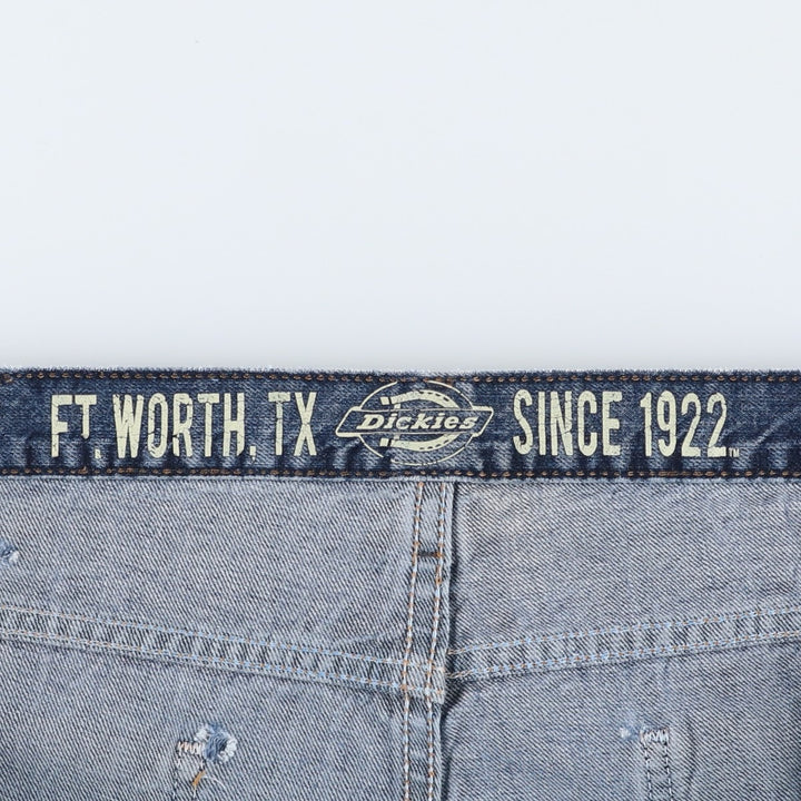 Big Size Dickies Denim Painter Shorts for Men (W40 equivalent) cotton blue type Vintage Second Hand