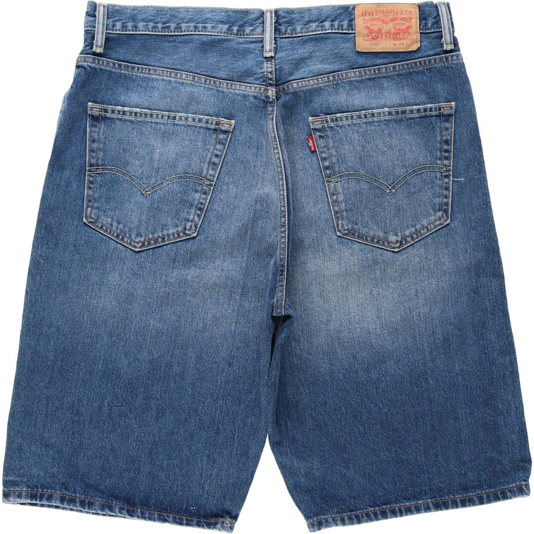 Levi's 569 Denim Shorts, Men's Size W38 (approx.) cotton blue type Vintage Second Hand
